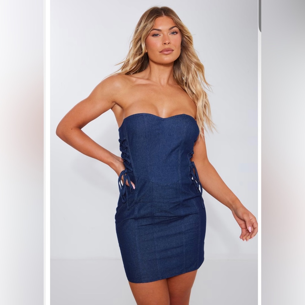 PLT Denim Mini Dress